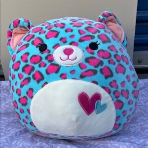 #54 Vibrant Leopard Print Plush Toy